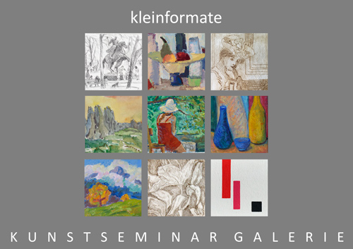 Kunstseminar Galerie - Einladungskarte Kleinformate