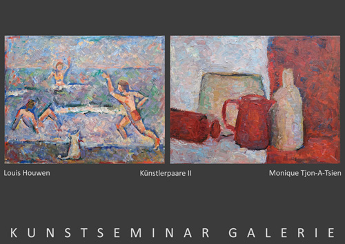 Kunstseminar Galerie - Einladungskarte Monique Tjon-A-Tsien und Louis Houwen