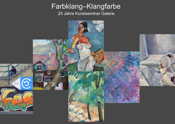 Kunstseminar Galerie - Einladungskarte Farbklang-Klangfarbe